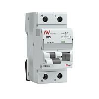 Дифференциальный автомат DVA-6 1P+N 25А (B) 100мА (AC) 6кА AVERES | код  rcbo6-1pn-25B-100-ac-av | EKF